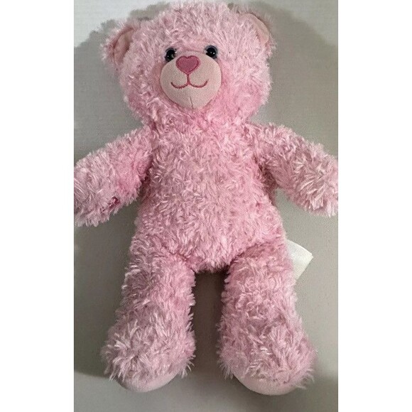 Lot Of Build A Bear Teddy Bears - BAB - Pink, Captain America And Black Bear - Picture 9 of 15